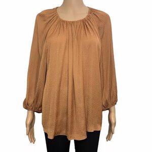 W Worthington woman’s S  Elegant Tan Women's Top